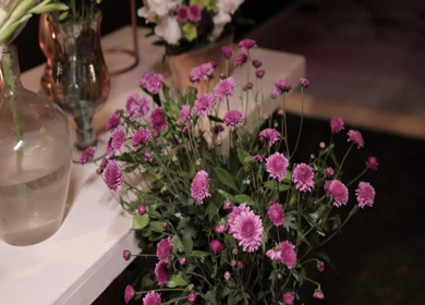 A Slow Motion Shot of an Indian Wedding Venue Decoration in India