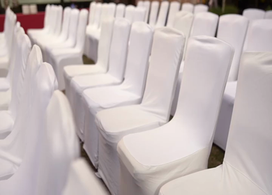 A Slow Motion Shot of an Indian Wedding Venue Decoration in India