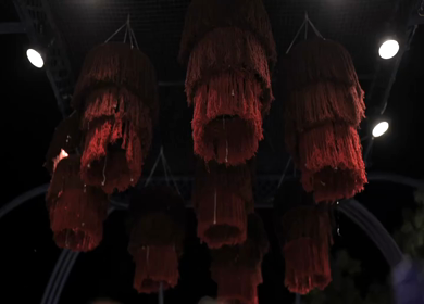 5th January 2025 : A slow motion shot of a bar at an Indian wedding in New Delhi, India