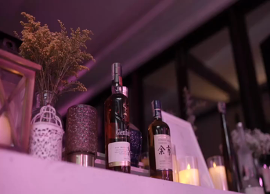5th January 2025 : A slow motion shot of a bar at an Indian wedding in New Delhi, India