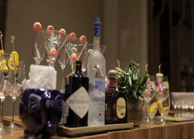 5th January 2025 : A slow motion shot of a bar at an Indian wedding in New Delhi, India