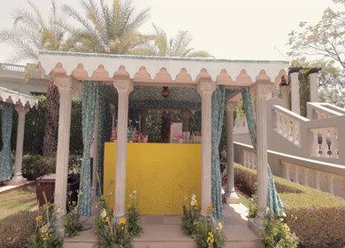 5th January 2025 : A slow motion shot of a bar at an Indian wedding in India