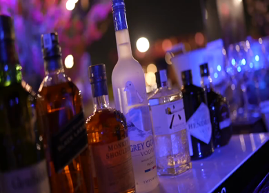 5th January 2025 : A slow motion shot of a bar at an Indian wedding in New Delhi, India