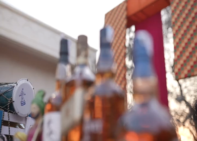 5th January 2025 : A slow motion shot of a bar at an Indian wedding in New Delhi, India