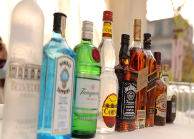 5th January 2025 : A slow motion shot of a bar at an Indian wedding in New Delhi, India