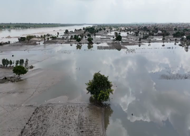 Aerial Drone Footage of Flooded Homes in Delhi, India – 2025 Heavy Rains