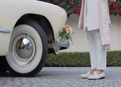 New Delhi, India - 5th February 2025 : A shot of an Indian Groom posing for the photoshoot at his Indian Wedding