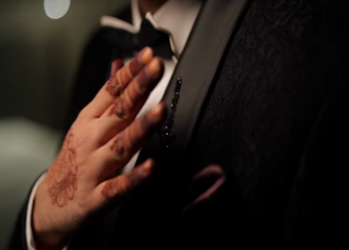 A shot of an Indian Groom getting ready for his wedding at New Delhi, India