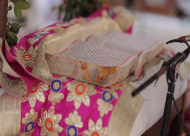 5th January 2025 : A Slow Motion Shot of an Indian Wedding where rituals are being performed in India