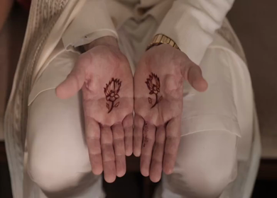 A Slow Motion Shot of an Indian Wedding where rituals are being performed in India